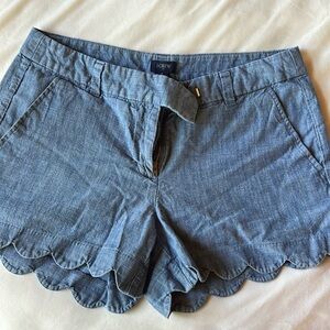 Jcrew scalloped short 3.5” inseam size 4